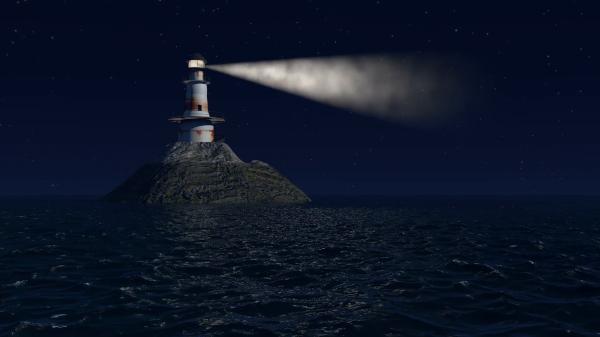 Lighthouse at Night