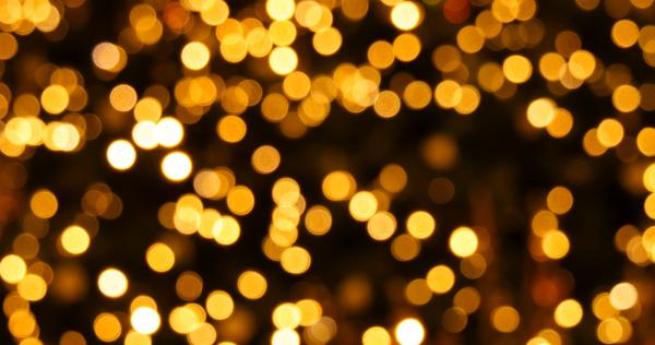 Yellow Bokeh Background