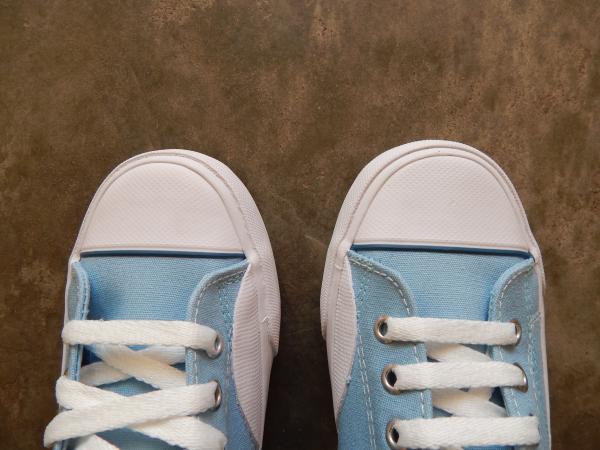 Looking at my shoes