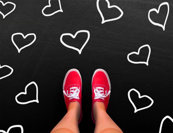 Love is red - Valentines day concept