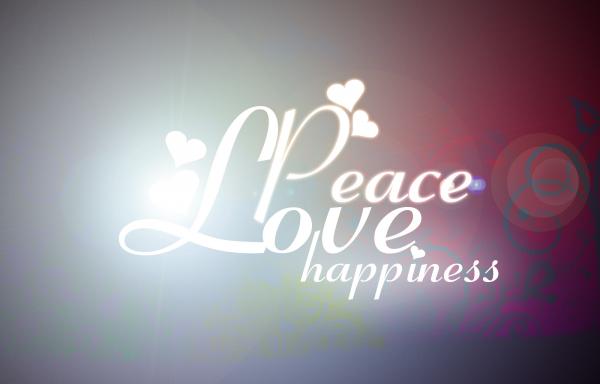 Love Peace Happiness
