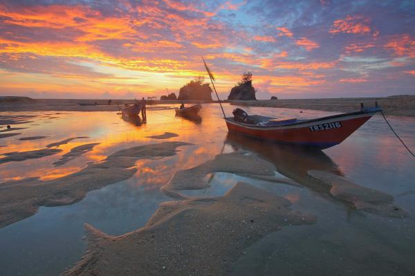 Low Tide during Sunset