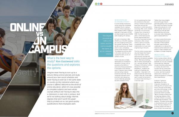 magazine pages