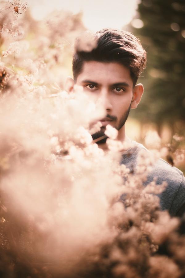 Man In Blue Top