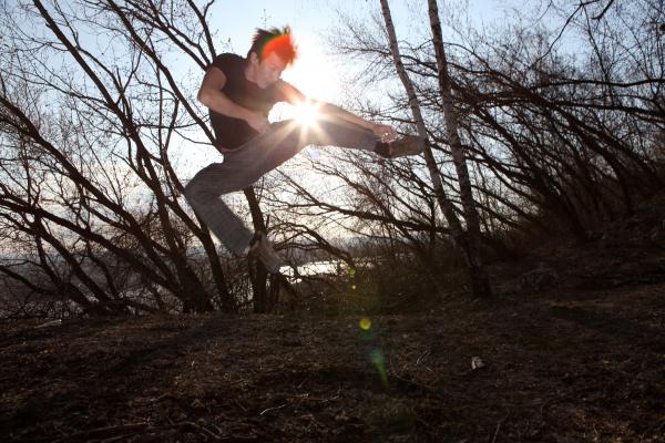 Man jumping