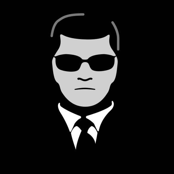 Man on Black