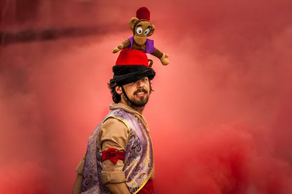 Man Wearing Aladdin Costume