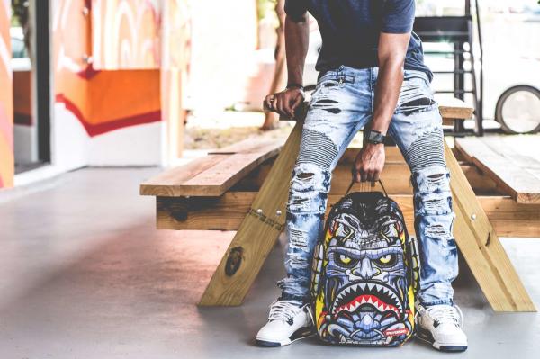 man with a backpack