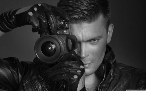 man with camera