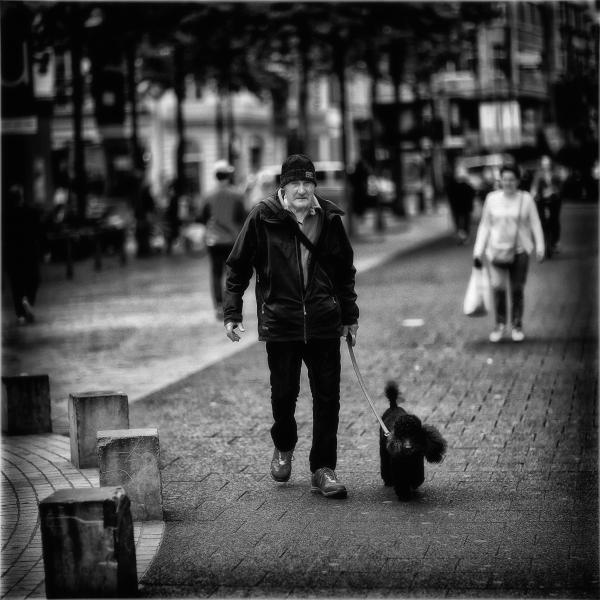 Man with Poodle
