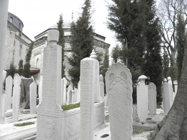 Marble gravestones