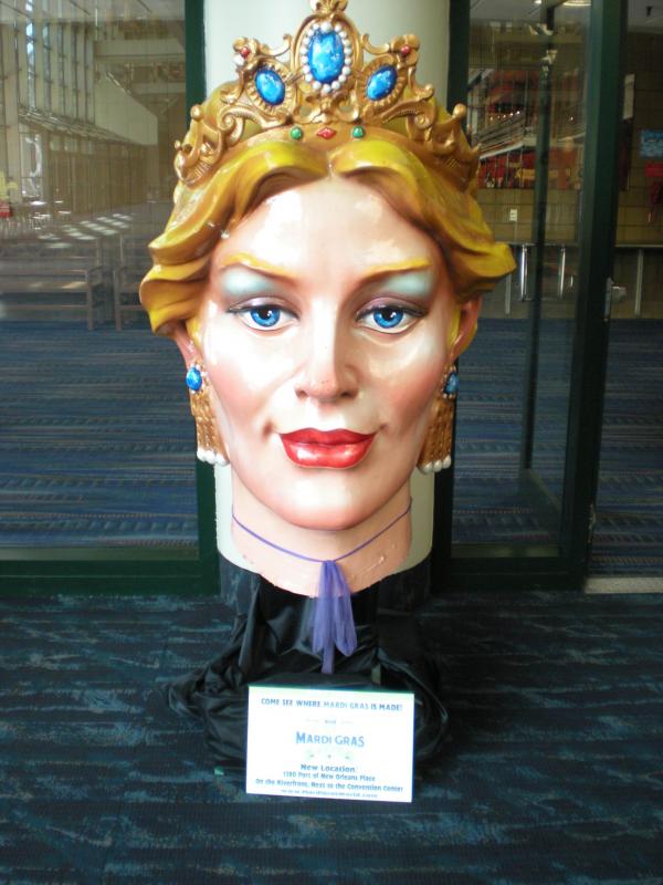Mardi Gras Queen Head