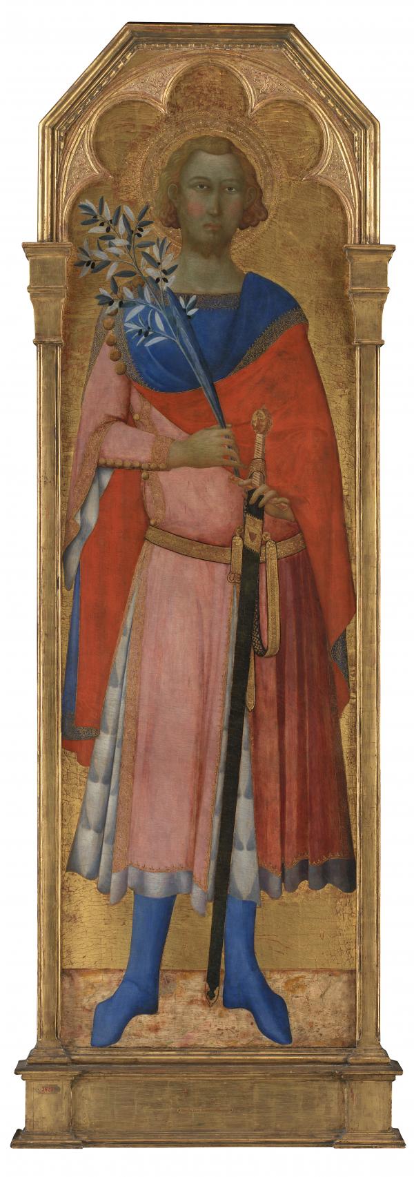 Master of the Palazzo Venezia Madonna (active c. 1340-60), St. Vittorio of Siena, c. 1350, 1350-51, KMS3625