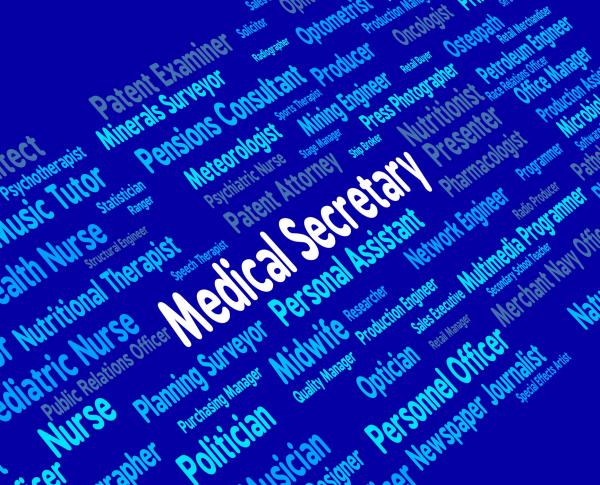 Medical Secretary Shows Personal Assistant And Pa
