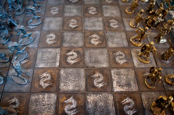 Medieval chess board