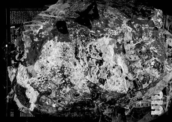 Melted plastic texture