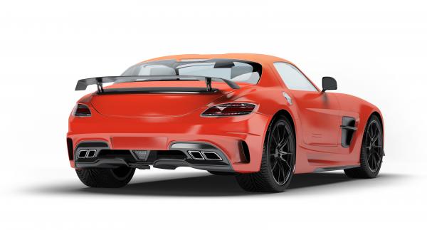 Mercedes SLS AMG Orange