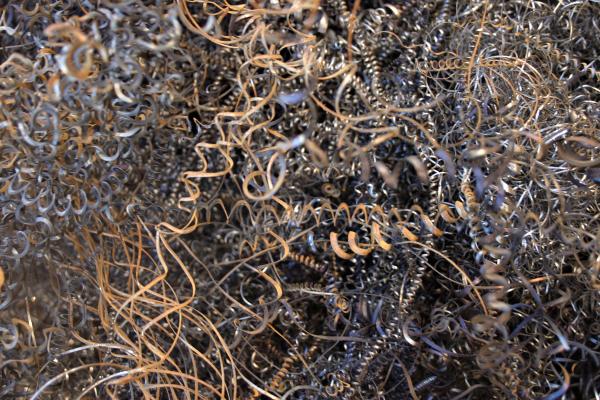 Metallic shavings