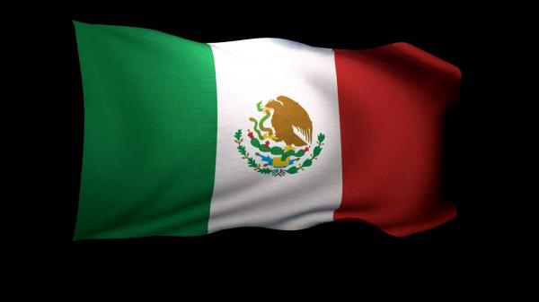 Mexican Flag Waving