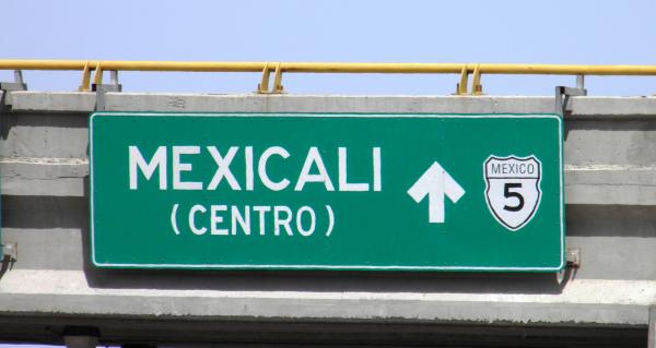 Mexican welcome sign
