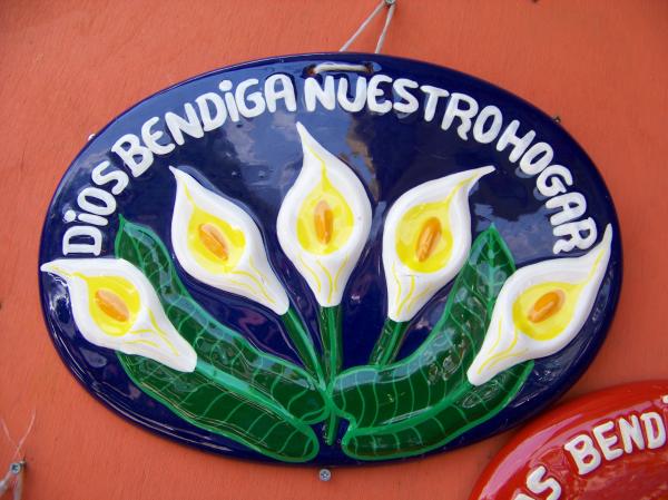 Mexican welcome sign
