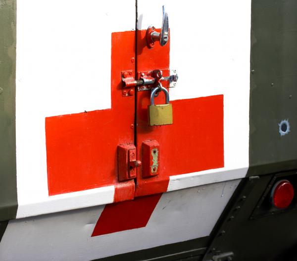 Military Red Cross Ambulance