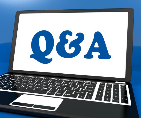 Monitor Shows Question And Answer Online