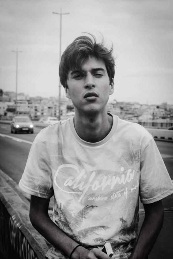 Monochrome Portrait of a  Man