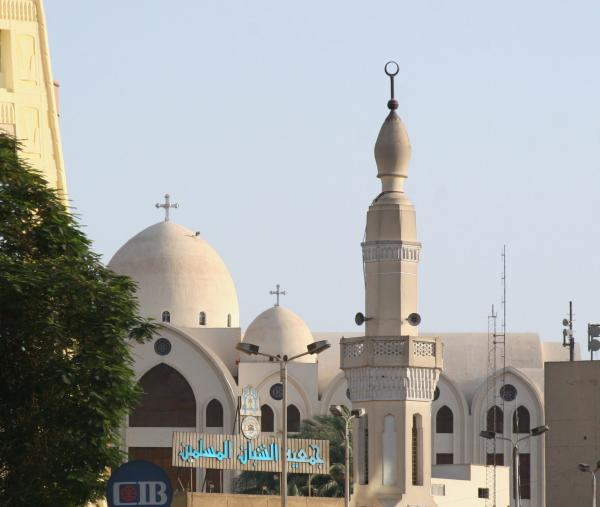 Mosque and church