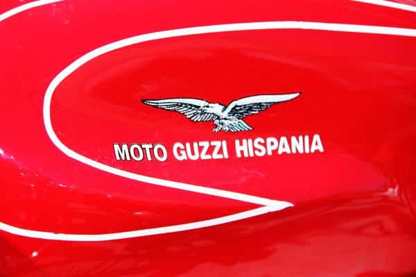 Motorcycle tank of gasoline