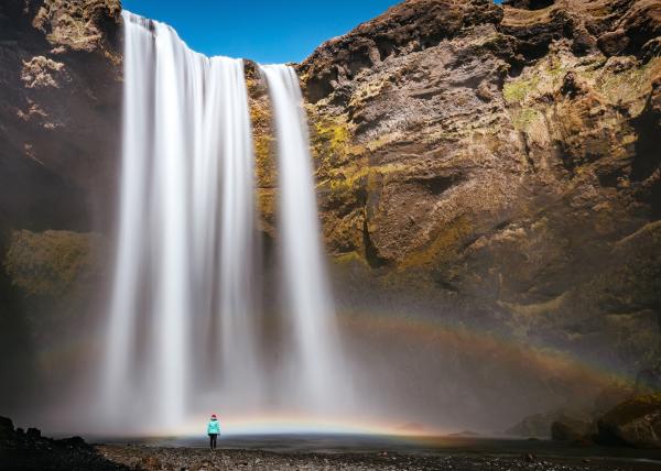 Mountain waterfall