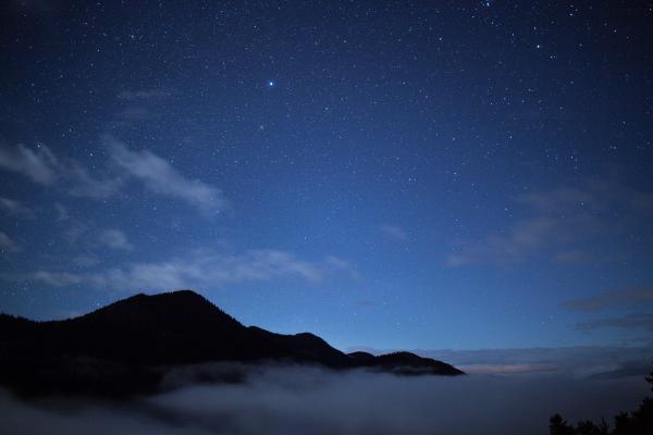 Mountain Under the Stars