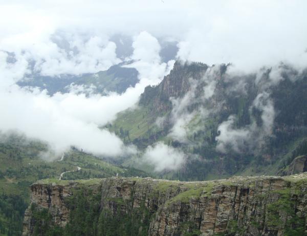 Moutain View with Snows In Manali