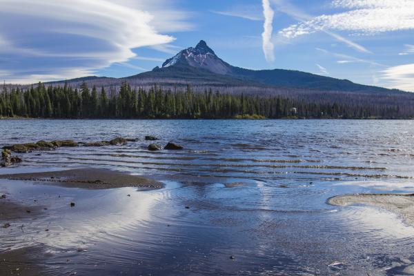 Mt. Washington from Big Lake, Oregon