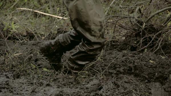 Muddy feet