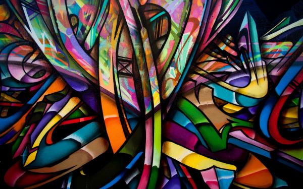 Multicolored Graffiti