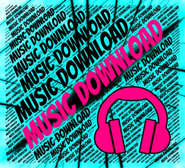 Music Download Indicates Sound Tracks And Acoustic