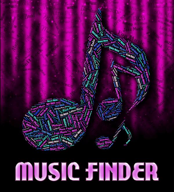 Music Finder Represents Sound Track And Acoustic