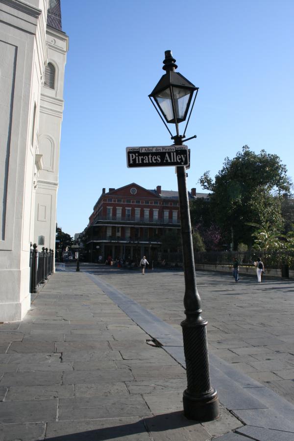 New Orleans - Pirates Alley Street Sign