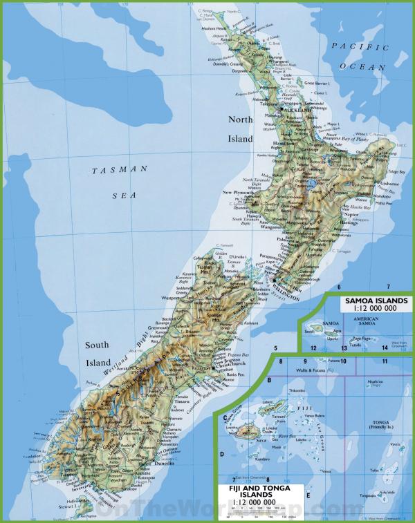 New Zealand Map