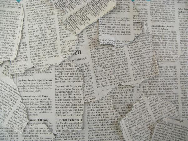 newspaper background