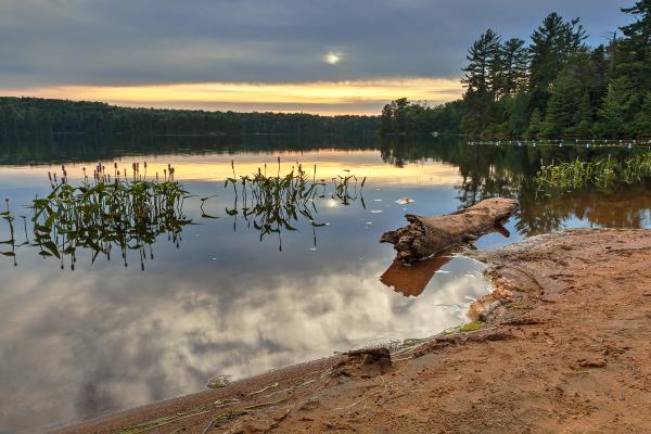 Nicks Lake Sunset - HDR