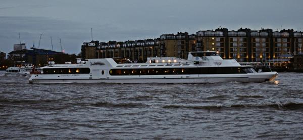 Night life on the River Thames