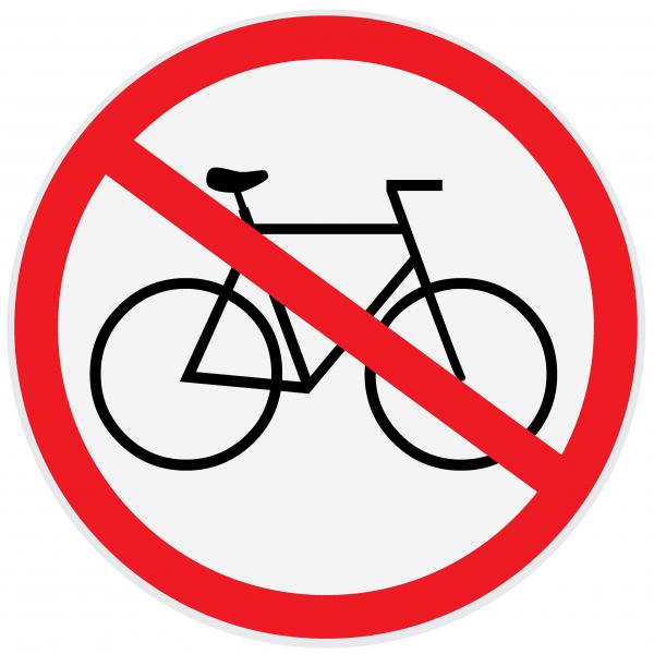 No Bicycles allowed