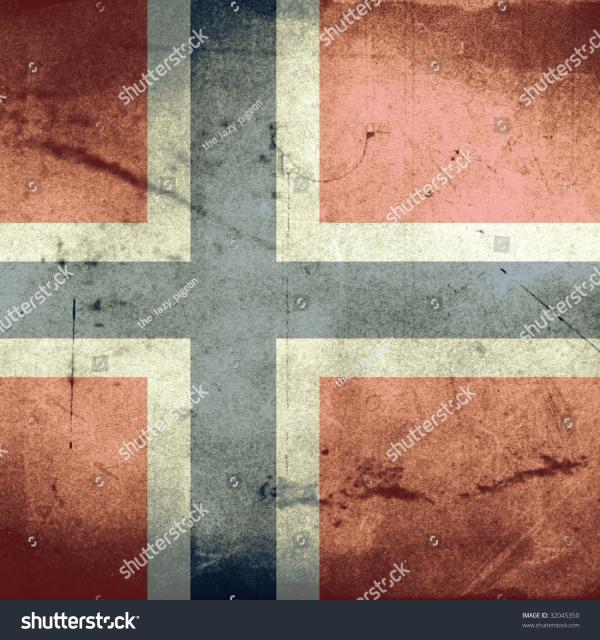 Norway Grunge Flag