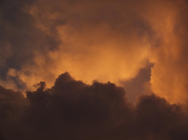 Nubes del atardecer