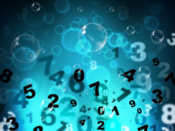 Numbers Mathematics Shows High Tec And Numerical