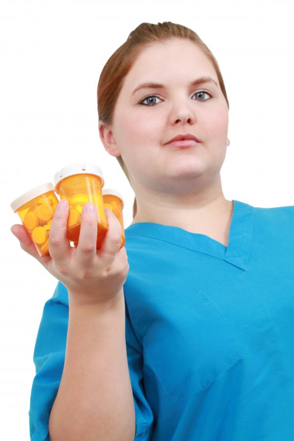 Nurse with medicine