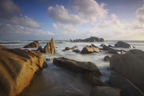 Ocean With Rock Formation