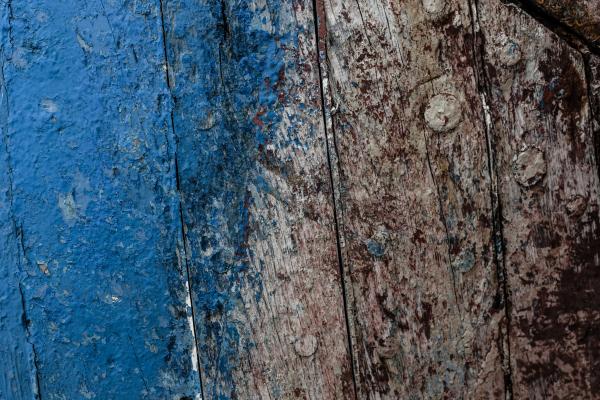 Old Blue Wood Texture